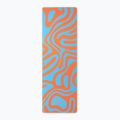 Jogos/fitneso kilimėlis FORCEBAND Abstract Orange 4 mm orange/blue