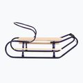 Metalinės rogės HUMBAKA with backrest and footrests navy 3