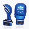 Sparring pirštinės Octagon Mettalic MMA blue 2