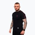 Vyriški marškinėliai Octagon Stripe black/red
