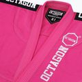 GI vaikiškas braziliškam džiudžitsu Octagon Caption pink 6