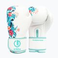 Bokso pirštinės Octagon Legion Flower white/sea green