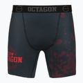 Vyriški treniruočių šortai Octagon Legion Grunge juoda/raudona