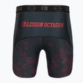 Vyriški treniruočių šortai Octagon Legion Grunge juoda/raudona 2