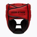 Bokso šalmas Octagon Legion Guardox 2w1 red 3