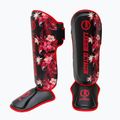 Kulkšnies ir blauzdų apsaugos Octagon Legion Flower black/red