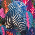 Waikane Vibe Blue Zebra moteriška striukė nuo lietaus tamsiai mėlyna 5