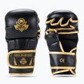 Graplingo pirštinės DBX BUSHIDO Master MMA juodos/auksinės