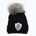 Moteriška žieminė kepurė FERA Equestrian Swarovski Snowflake black 5.8.sn. 2