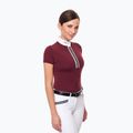 FERA Equestrian Stardust moteriški varžybų marškinėliai bordo spalvos 1.1