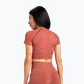 Moteriški treniruočių marškinėliai Gym Glamour Seamless Rashguard cherry 2