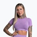 Moteriški treniruočių marškinėliai Gym Glamour Seamless Rashguard lilac