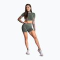 Moteriški treniruočių šortai Gym Glamour Seamless khaki 2