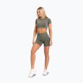 Moteriški treniruočių šortai Gym Glamour Seamless khaki 2