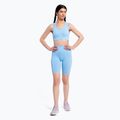 Moteriški treniruočių baikeriai Gym Glamour Push Up Baby Blue 407 2