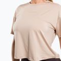 Moteriški treniruočių marškinėliai Gym Glamour Sport Beige 427 4