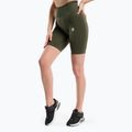 Moteriški treniruočių šortai Gym Glamour Flexible Khaki 436