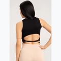 Moterų sporto salė Glamour Tiered Training Top Black 440 2