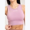 Moterų treniruočių viršutinė dalis Gym Glamour Tied Pink 442 4