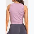 Moterų treniruočių viršutinė dalis Gym Glamour Drawstring Pink 447 2