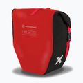 Extrawheel Biker 25L dviračių krepšiai 2 vnt. juodi/raudoni E0119 2