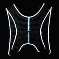 XTREXO 5 kg svorio treniruočių liemenė juoda WV-05 8