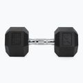 XTREXO Hex HXD150 gumuotas 15 kg hantelis 7