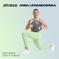 XTREXO olimpiniai svarmenys su buferiu juodi TRX-BMP010 10 kg 2