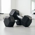 XTREXO Hex 27,5 kg gumuoti hanteliai 3
