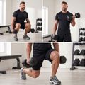 XTREXO Hex 30 kg gumuoti hanteliai 5