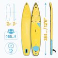 Irklentė SUP AQUASTIC Touring 12'6" geltona 17