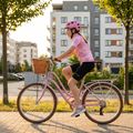 Paauglių miesto dviratis ATTABO CITY 26" rožinis 18