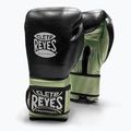 Bokso pirštinės Cleto Reyes Velcro Sparring green metallic/black