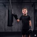 Vaikiškas bokso rinkinys HOOK FIGHTING Pierwszy Trening juodas 3