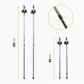 Reguliuojamos juodos spalvos KADVA Aruku nordic walking lazdos 2