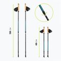 Reguliuojamos mėlynos KADVA Luna nordic walking lazdos 2