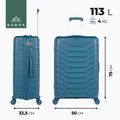Kelioninis lagaminas KADVA Sancho 113 l mėlynas 3