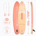 Rinkinys pripučiama lenta SUP AQUASTIC Perth 10'8" allround orange 16