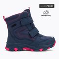Vaikiški žieminiai batai KADVA Snowey Mid WaterProof tamsiai mėlyna/fuksija 2