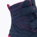 Vaikiški žieminiai batai KADVA Snowey Mid WaterProof tamsiai mėlyna/fuksija 9