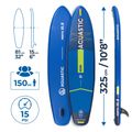 Rinkinys pripučiama lenta SUP AQUASTIC Perth 10'8" allround dark blue 18