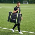 Vartų nešiojimo krepšys OneTeam Swiftgoal 120 x 70 cm black/green 3