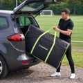 Nešiojimo krepšys vartams OneTeam Swiftgoal 150 x 90 cm juodas/žalias 5