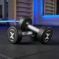 Gumuotas ketaus hantelis XTREXO Pro 4 kg black 3