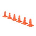 Treniruočių kuoliukai OneTeam TRFTB03 MD6 6 vnt. oranžiniai 7