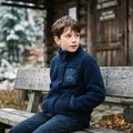 Vaikiškas flisinis džemperis KADVA Rodvik JR tamsiai mėlynas 10