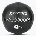 Medicininis kamuolys XTREXO Wall Ball 7 kg juodas