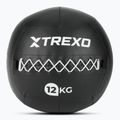 Medicininis kamuolys XTREXO Wall Ball 12 kg juodas