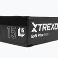 Sulankstoma plyometrinė dėžė TREXO 15 cm juoda 2