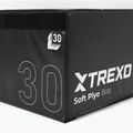 Sulankstoma plyometrinė dėžė TREXO 30 cm juoda 2
